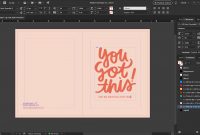 Make It, Sell It: Greeting Cards In Adobe Indesign | Create in Birthday Card Template Indesign
