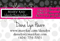 Mary Kay Business Cards Template Free | Business Card | Mary with regard to Mary Kay Business Cards Templates Free