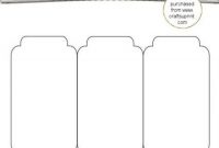 Mason Jar Tri-Fold Card Template – Cu4Cu | Tri Fold Cards in Three Fold Card Template