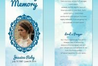 Memorial Card Templates Free Download Awesome 10 Memorial with Memorial Card Template Word