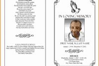 Memorial Card Templates Free Download Inspirational Memorial regarding Remembrance Cards Template Free