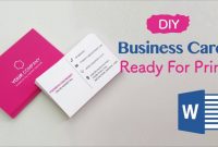 Microsoft Business Card Maker Free Download – New Software for Front And Back Business Card Template Word