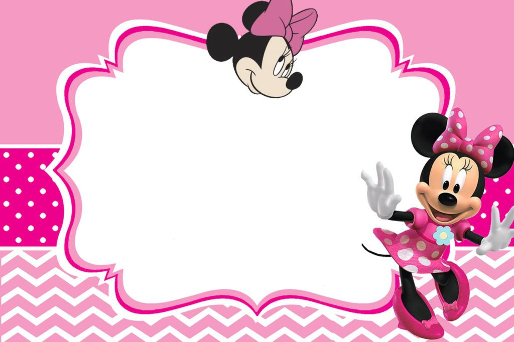 Minnie Mouse Invitation Card Design | Minnie Mouse with regard to Minnie Mouse Card Templates