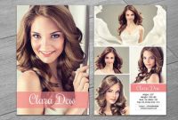 Modeling Comp Card Template | 5.5X8.5 Model Card | Photoshop with Free Model Comp Card Template Psd