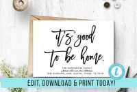 Moving House Card Template, Moving House, Printable Moving in Moving Home Cards Template