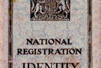National Registration Act 1939 – Wikipedia with regard to World War 2 Identity Card Template