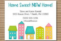 New Home Card | Change Of Address Cards, New Address Cards intended for Moving Home Cards Template