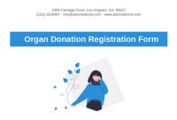 Organ Donation Registration Form Template | Jotform regarding Organ Donor Card Template