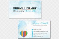 Personalized Rodan & Fields Business Card, Rodan & Fields Template Cards  Rf111 throughout Rodan And Fields Business Card Template