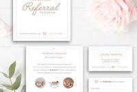 Photography Referral Card Photoshop Template Referral | Etsy within Photography Referral Card Templates