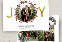 Photoshop Christmas Card Templates ~ Addictionary inside Free Photoshop Christmas Card Templates For Photographers