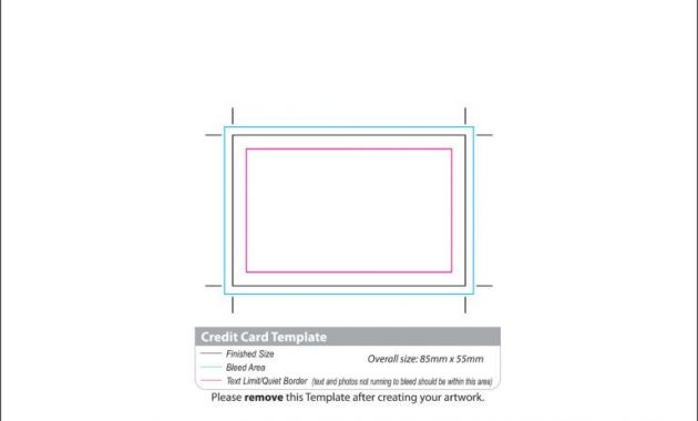 Pin On Great Sample Templates with Credit Card Size Template For Word