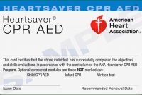Pin On Template Ideas throughout Cpr Card Template