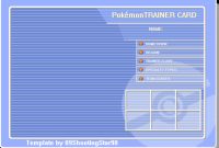 Pin Von Mandy Wilhelm Auf Pokemon with regard to Pokemon Trainer Card Template