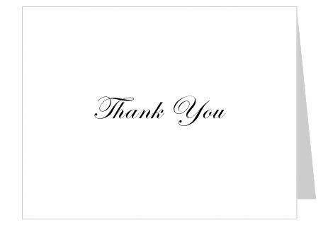 Pinthe Funeral Program Site On Thank You Card Templates for Thank You Card Template Word