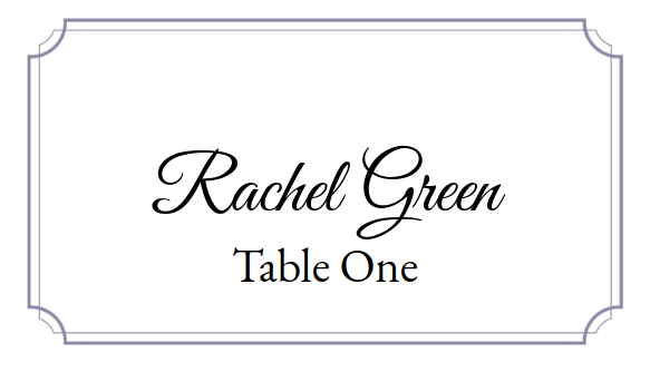 Place Card Me - A Free And Easy Printable Place Card Maker intended for Table Name Card Template