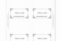 Place Card Template Word 6 Per Sheet Luxury Place Card for Free Template For Place Cards 6 Per Sheet