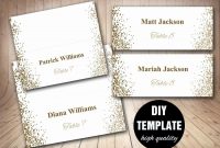 Place Cards Template Wedding Elegant Printable Placecards regarding Amscan Imprintable Place Card Template
