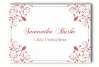Place Cards Wedding Place Card Template Diy Editable intended for Paper Source Templates Place Cards