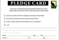 Pledge – Google Search | Card Template, Pledge, Labels for Fundraising Pledge Card Template