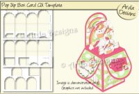 Pop Up Box Card Cu Template intended for Pop Up Box Card Template