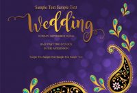 Premium Vector | Indian Wedding Invitation Card Templates. intended for Indian Wedding Cards Design Templates
