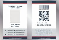 Premium Vector | Simple Landscape Employee Id Card Template in Work Id Card Template