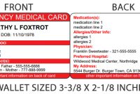 Print Your Free Epilepsy Id Card | Epilepsywalletcard throughout Medical Alert Wallet Card Template