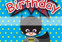 Printable Clipart Digital Pdf File Superhero 5 X 7 Inch regarding Superhero Birthday Card Template