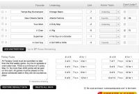 Printable Custom Parlay Cards - Parlay Cards Now with regard to Football Betting Card Template