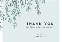 Printable, Customizable Thank You Card Templates | Canva throughout Powerpoint Thank You Card Template