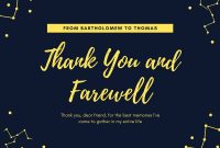 Printable Farewell Cards You Can Customize For Free | Canva with regard to Farewell Card Template Word