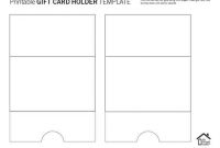 Printable Gift Card Holder Templates pertaining to Card Stand Template