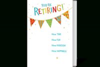 Printable Retirement Cards | American Greetings throughout Retirement Card Template