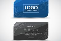 Professional Business Card Template Free Vector In Adobe intended for Professional Business Card Templates Free Download