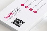 Qr Code Business Card Template Vol 2 : Medialoot | Design De throughout Qr Code Business Card Template
