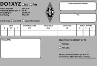 Qsl-Card Template For Scribus | Dj5Se's Homebrewery for Qsl Card Template