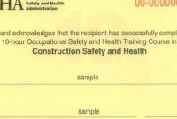 Queens Crap: Crackdown On Fake Osha Cards throughout Osha 10 Card Template