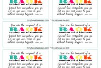 Random Acts Of Kindess #loveforjj inside Random Acts Of Kindness Cards Templates