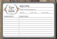 Recipe Card Template – 10+ Free Pdf Download | Free intended for Microsoft Word Recipe Card Template