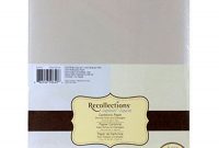 Recollections Cardstock Paper 2 Colors Shimmer Silver And regarding Recollections Card Template