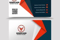 Red And Black Color Business Card Design Template Psd Free with regard to Free Business Card Templates In Psd Format