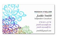 Rodan + Fields Business Card Design Template | Business Card in Rodan And Fields Business Card Template