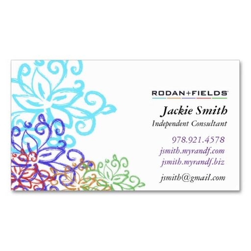 Rodan + Fields Business Card Design Template | Business Card in Rodan And Fields Business Card Template
