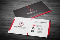 Scarlet Red Creative Business Card Template » Free Download throughout Calling Card Free Template