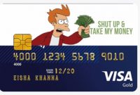 Shut Up & Take My Money Credit And Debit Card Sticker – Visa with Shut Up And Take My Money Card Template