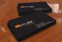 Simple Black Personal Business Card Template Free Vector In within Free Personal Business Card Templates