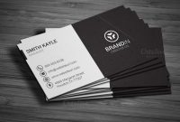 Simple Black & White Business Card | Simple Business Cards regarding Black And White Business Cards Templates Free