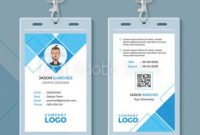 Simple Id Card Format | Id Card Template, Simple Card with Company Id Card Design Template