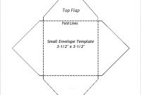 Small Envelope Templates – 9+ Free Printable Word, Pdf, Psd for Envelope Templates For Card Making